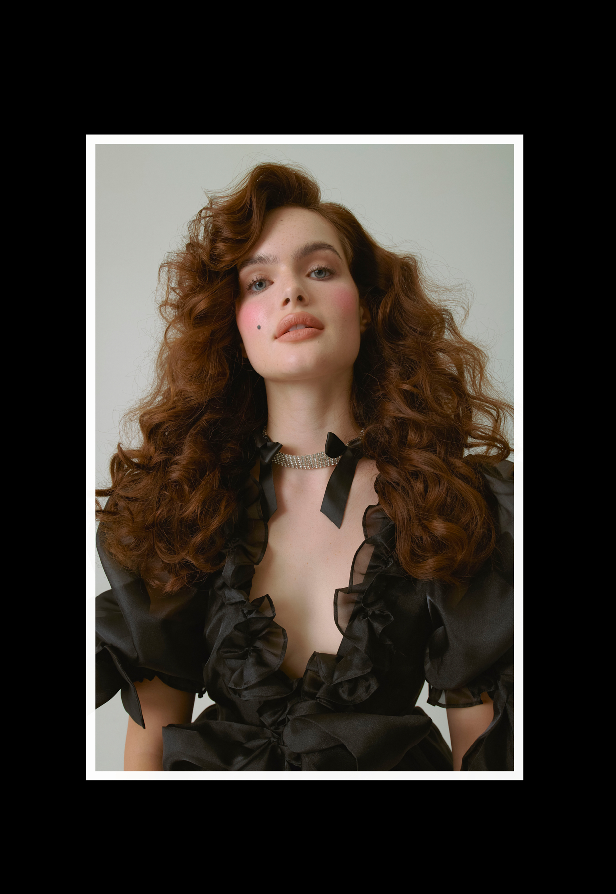 A statement gown for those who really lean into 90's meets the 18th century.