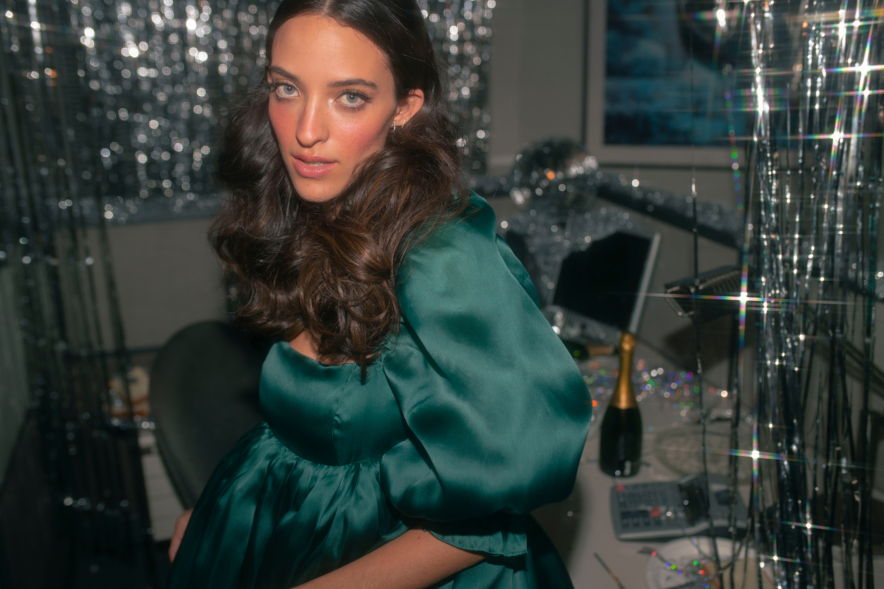 The Elf Silk Puff dress