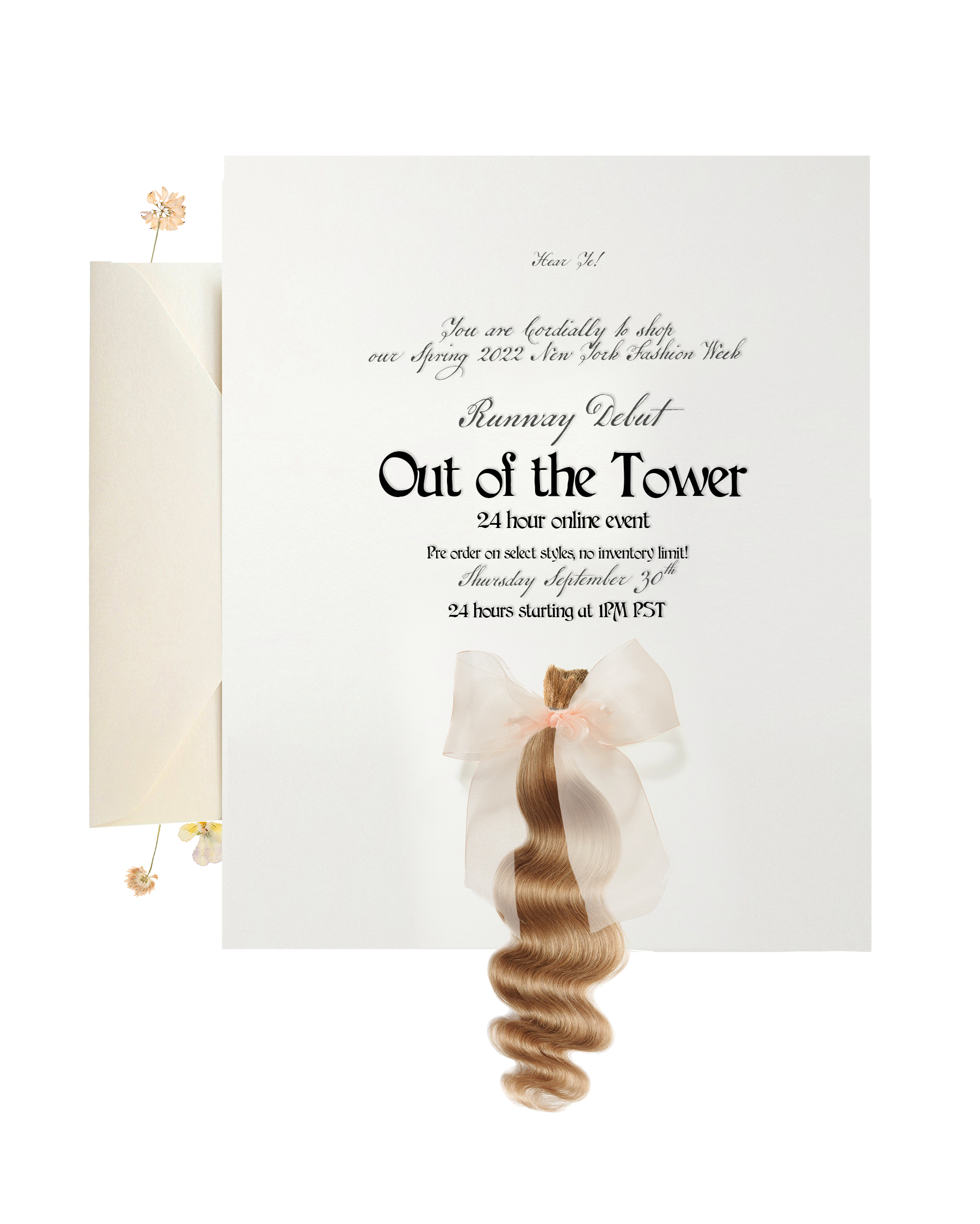 You are cordially to shop our Spring 2022 New York Fashion Week Runway Debut!